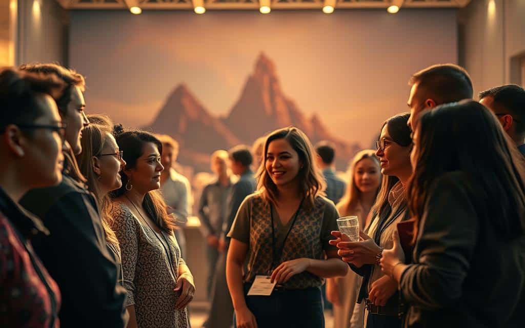 A captivating scene of brand storytelling unfolds before us. In the foreground, a diverse cast of characters engages in a dynamic, emotive exchange, their expressions and gestures conveying a range of emotions. The middle ground features a striking, visually striking backdrop, perhaps a modern, minimalist setting or a vibrant, artistic landscape, lending an atmospheric quality to the scene. In the background, subtle visual cues and symbolic elements hint at the brand's values, history, or aspirations, creating a sense of depth and resonance. Warm, natural lighting bathes the scene, casting a soft, inviting glow and fostering a sense of authenticity and emotional connection. The overall composition is balanced, drawing the viewer's eye through the various layers and encouraging a deeper exploration of the captivating brand narrative. A captivating scene of brand storytelling unfolds before us. In the foreground, a diverse cast of characters engages in a dynamic, emotive exchange, their expressions and gestures conveying a range of emotions. The middle ground features a striking, visually striking backdrop, perhaps a modern, minimalist setting or a vibrant, artistic landscape, lending an atmospheric quality to the scene. In the background, subtle visual cues and symbolic elements hint at the brand's values, history, or aspirations, creating a sense of depth and resonance. Warm, natural lighting bathes the scene, casting a soft, inviting glow and fostering a sense of authenticity and emotional connection. The overall composition is balanced, drawing the viewer's eye through the various layers and encouraging a deeper exploration of the captivating brand narrative.